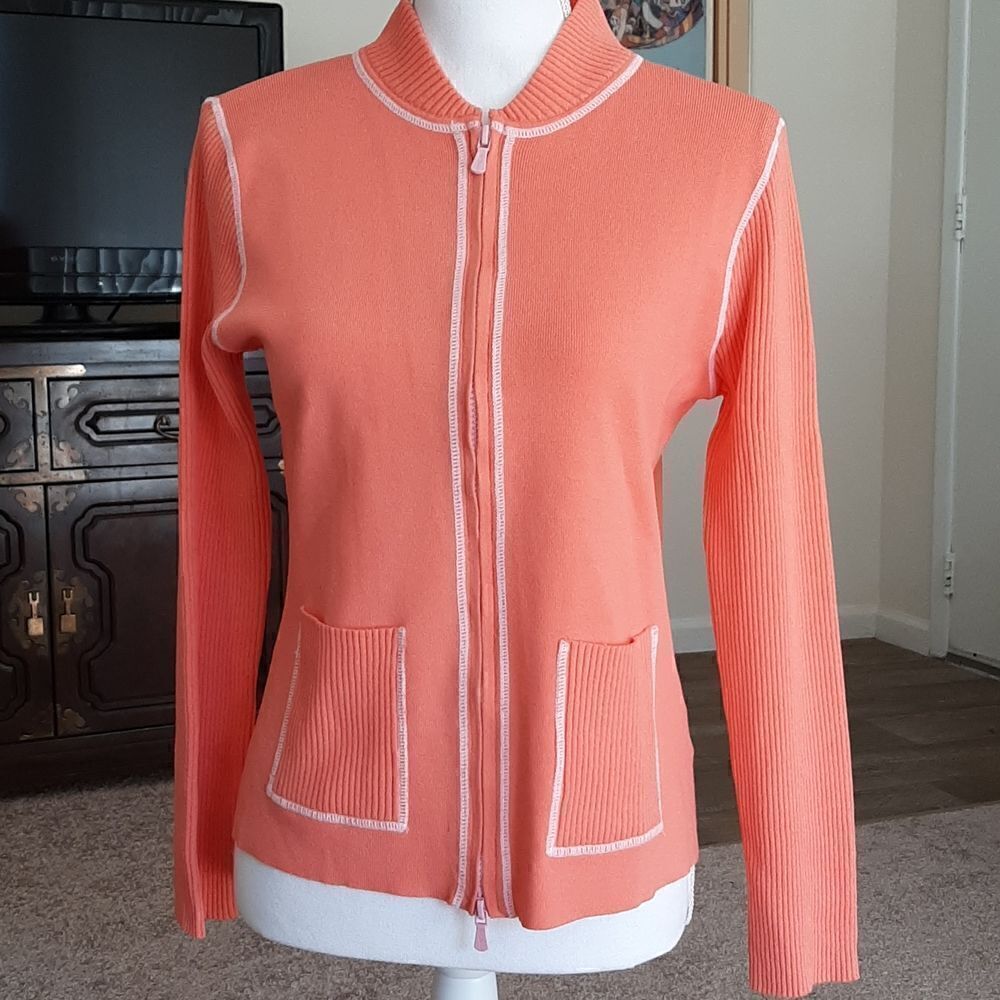 One Girl Who vintage peach top